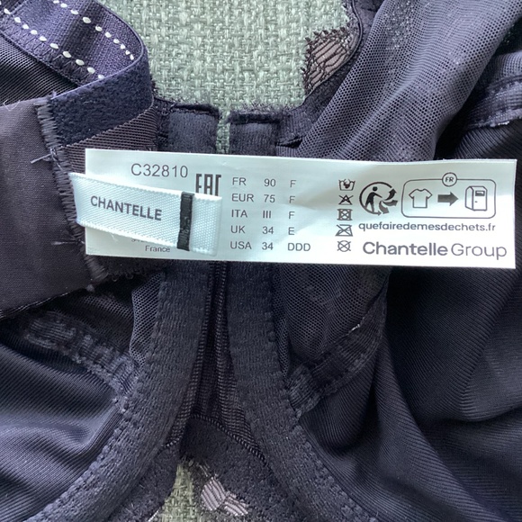 Chantelle Lingerie Rive Gauche Full Coverage Underwire Bra 34F (DDD US) - Picture 5 of 6